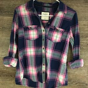 Abercrombie and Fitch plaid shirt